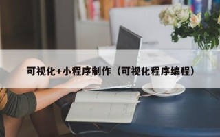 嘉峪关可视化+小程序制作（可视化程序编程）